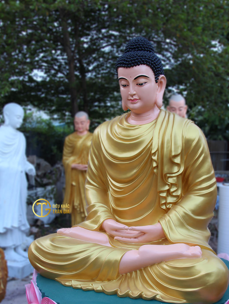 tuong phat bon su thich ca mau ni thien dinh nhua composite dieu khac tran gia 7