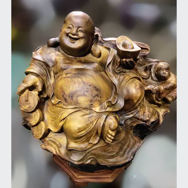 tuong phat bang go bach