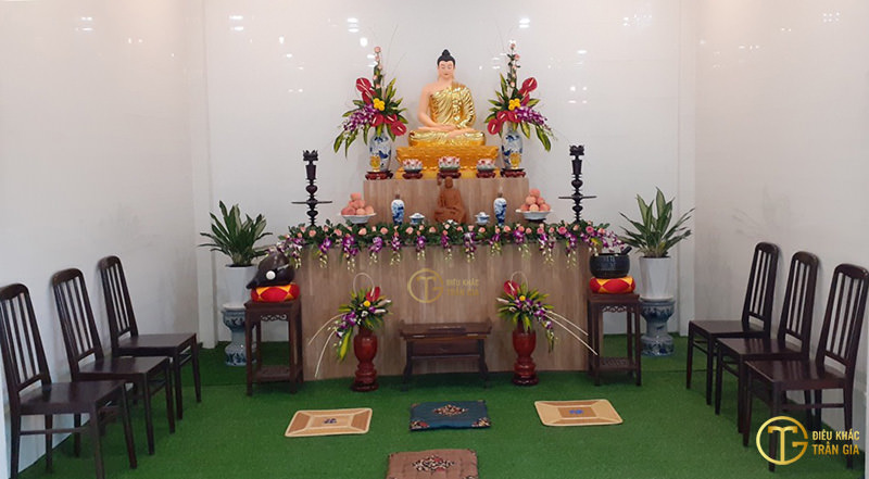 hinh anh tuong phat thich ca mau ni nhua composite 2