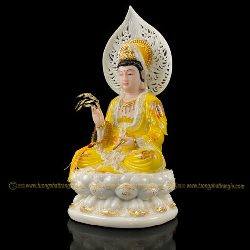 tuong phat me quan am ngoi dai sen bot da 1