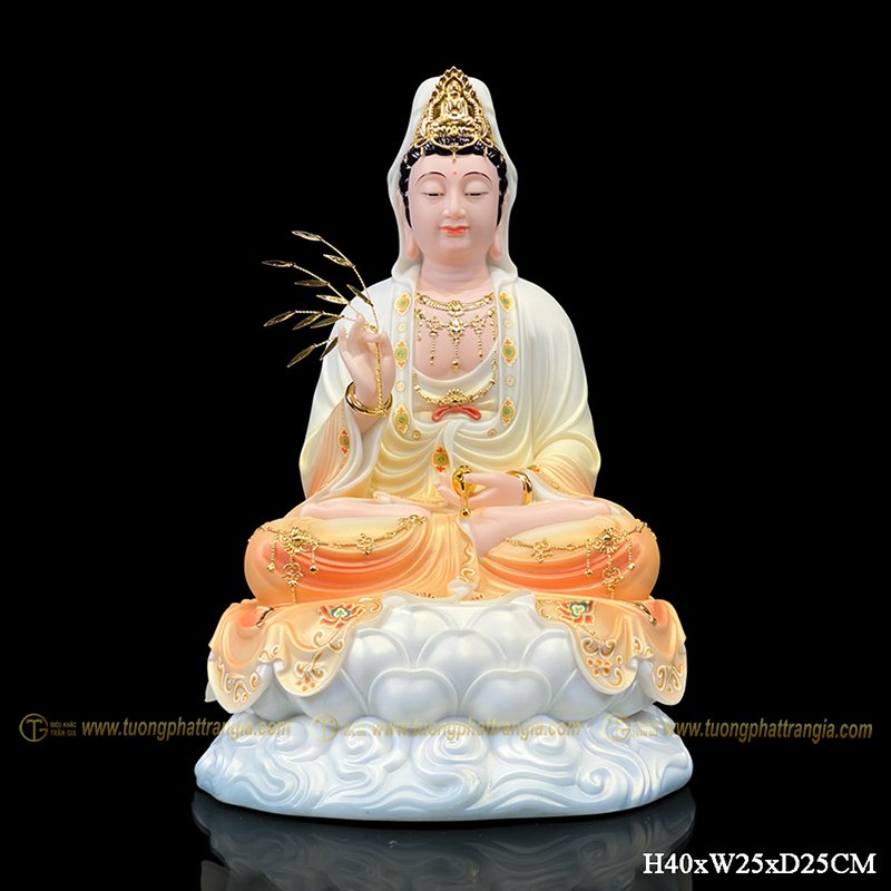 tuong phat quan am ngoi de may son phu quy 1