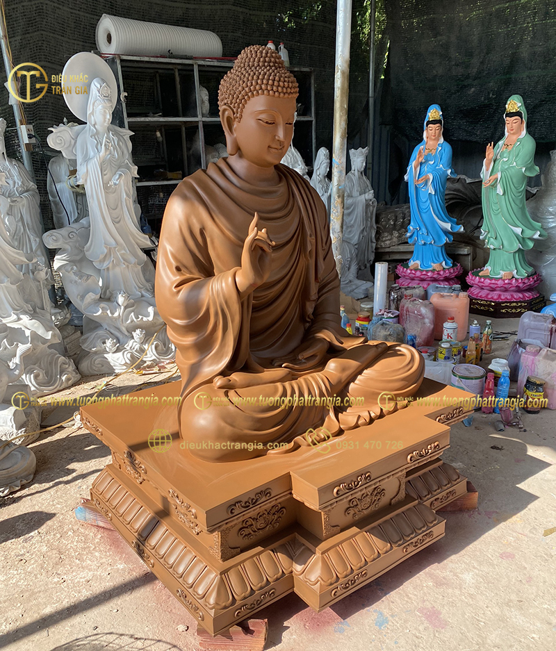 tuong phat thich ca cam hoa sen 174