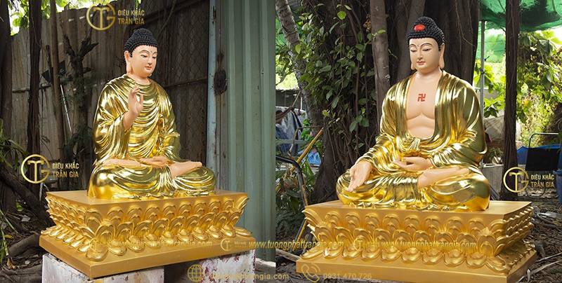 tuong phat thich ca va a di da 15