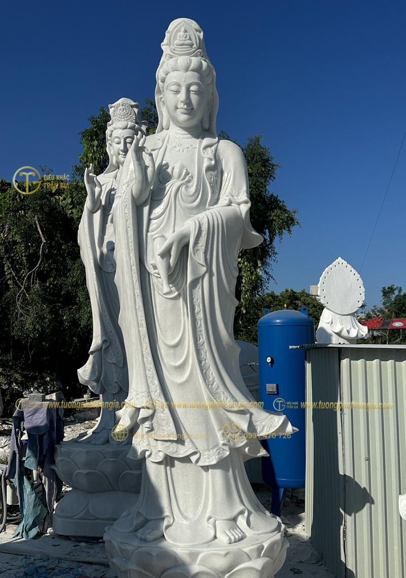 ban tuong phat ba quan am bang da 27