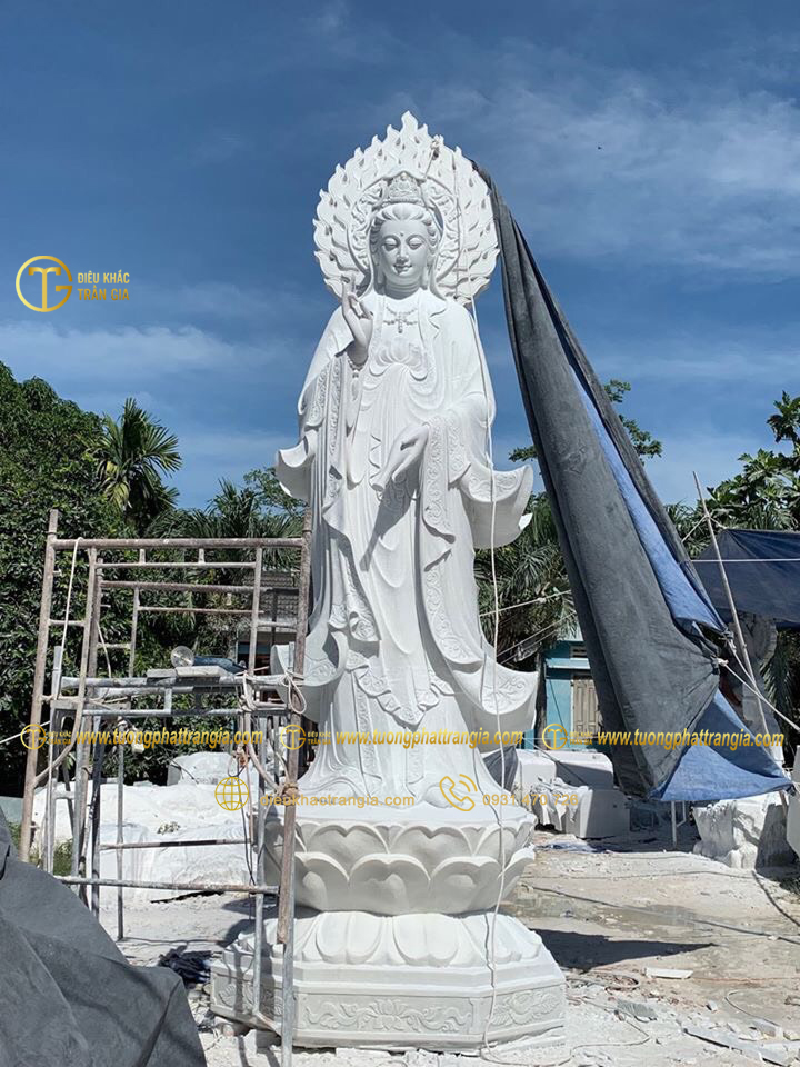 ban tuong phat ba quan am bang da 49