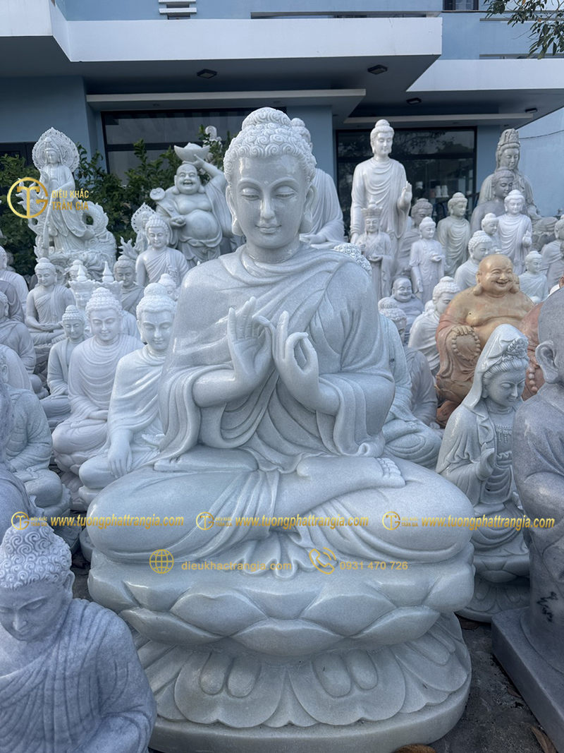 gia tuong phat thich ca bang da 8