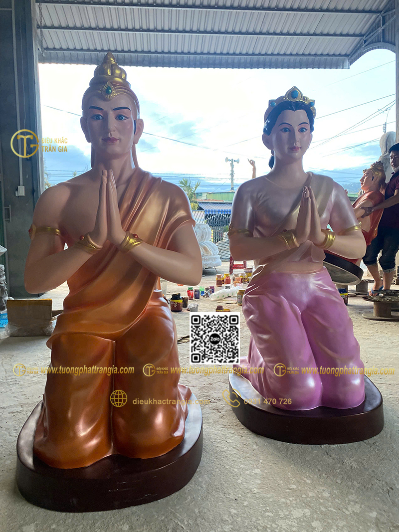 Hình ảnh mẫu Bộ tượng vườn Lâm Tỳ Ny