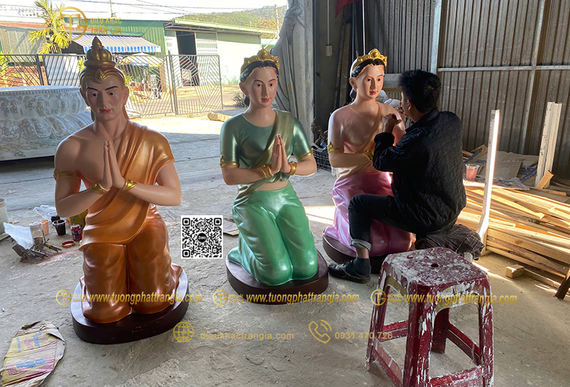 Hình ảnh mẫu Bộ tượng vườn Lâm Tỳ Ny