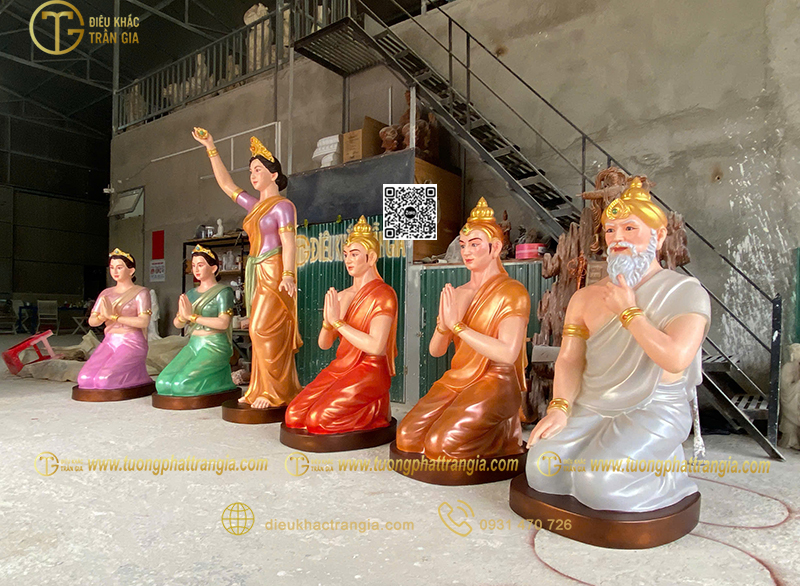 Hình ảnh mẫu Bộ tượng vườn Lâm Tỳ Ny