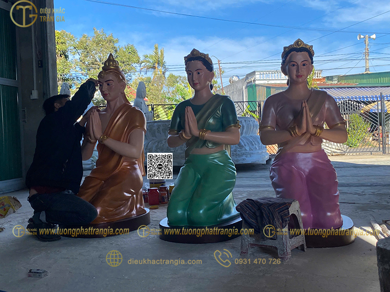 Hình ảnh mẫu Bộ tượng vườn Lâm Tỳ Ny