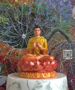 hinh anh mau tuong bon su chuyen phap luan 15cm vang cam 11