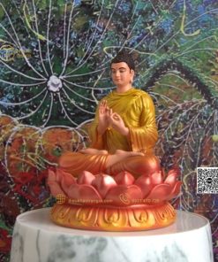 hinh anh mau tuong bon su chuyen phap luan 15cm vang cam 5