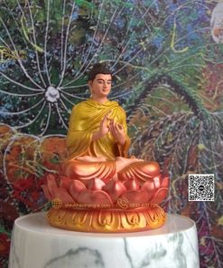 hinh anh mau tuong bon su chuyen phap luan 15cm vang cam 7