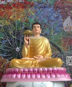 hinh anh mau tuong bon su chuyen phap luan 20 vang hong 10