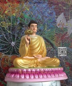 hinh anh mau tuong bon su chuyen phap luan 20 vang hong 5