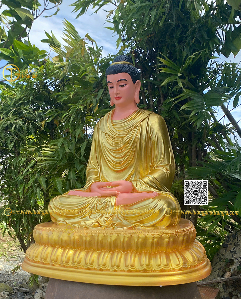 hinh-anh-mau-tuong-bon-su-thien-60cm-dat-vang-1 Tượng Bổn Sư thiền 60cm dát vàng