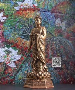 hinh anh mau tuong phat a di da bang dong 6