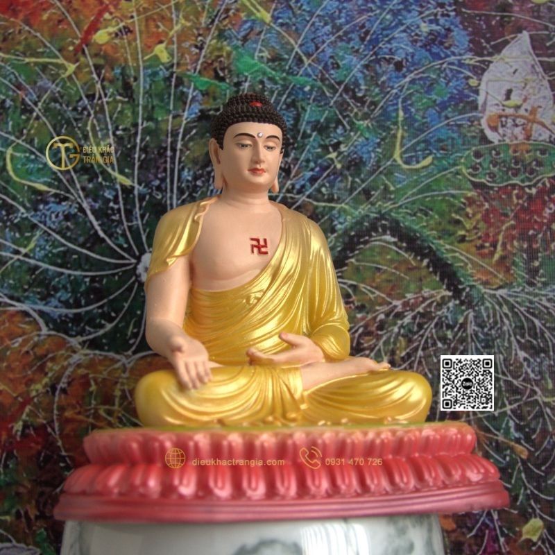 Hình ảnh mẫu Tượng Phật A Di Đà nhựa composite