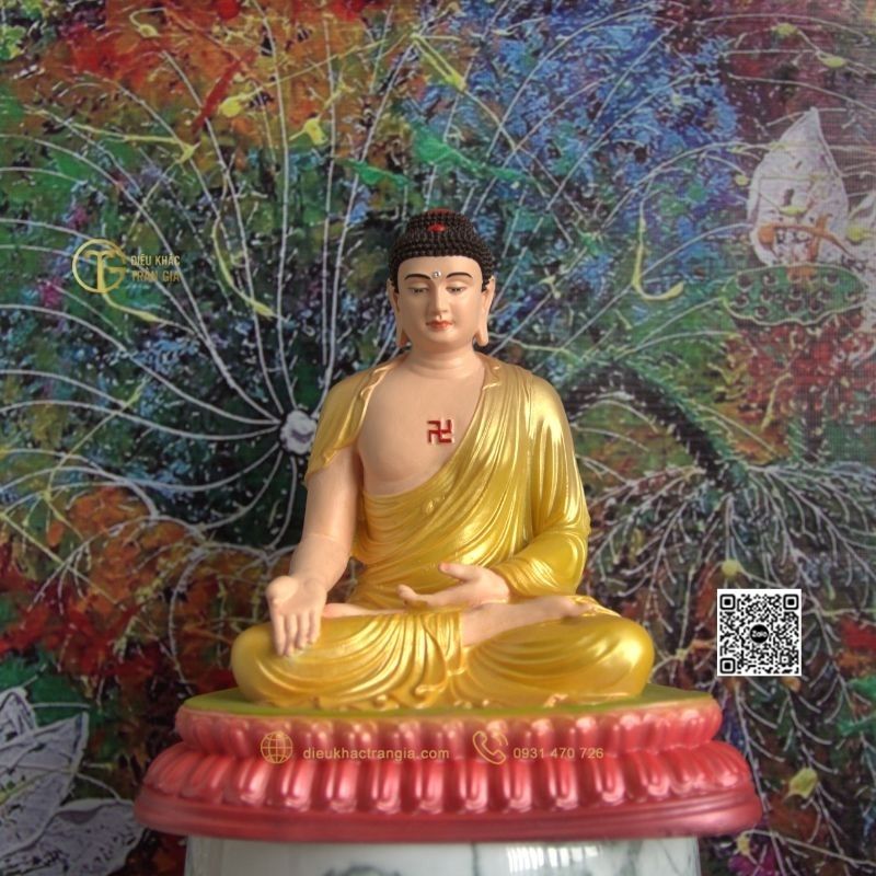 Hình ảnh mẫu Tượng Phật A Di Đà nhựa composite