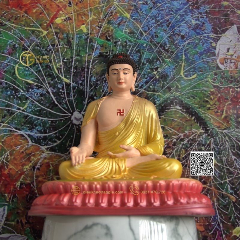 Hình ảnh mẫu Tượng Phật A Di Đà nhựa composite