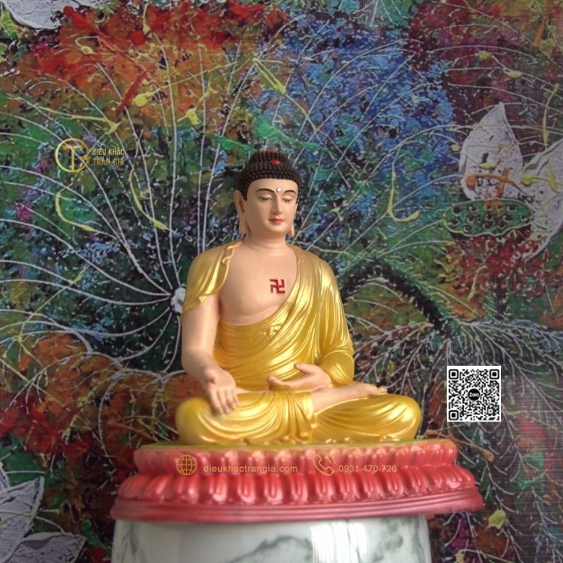 Hình ảnh mẫu Tượng Phật A Di Đà nhựa composite