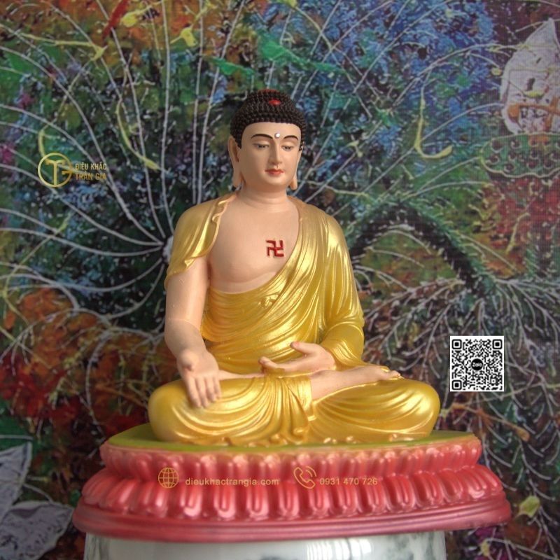 Hình ảnh mẫu Tượng Phật A Di Đà nhựa composite