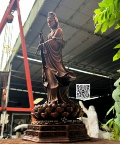 hinh anh mau tuong phat quan am bang dong 40cm 1
