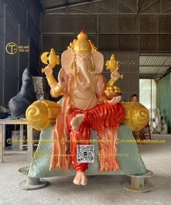 hinh anh mau tuong than voi thai lan ganesha ngoi 150cm 22