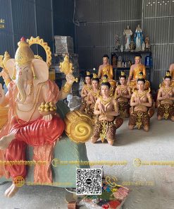 hinh anh mau tuong than voi thai lan ganesha ngoi 150cm 23