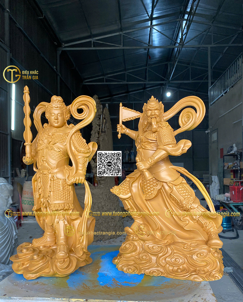 Hình ảnh mẫu Tượng Tiêu Diện Hộ Pháp 50cm