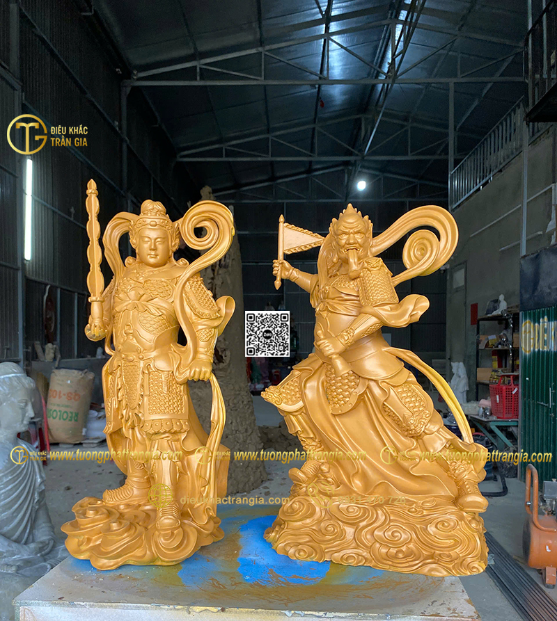 Hình ảnh mẫu Tượng Tiêu Diện Hộ Pháp 50cm