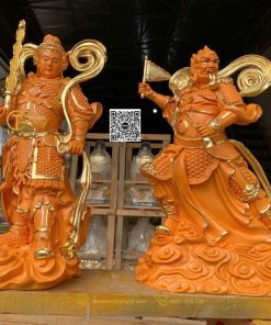 hinh anh tuong 2 vi ho phap trong phat giao 50cm 12