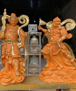 hinh anh tuong 2 vi ho phap trong phat giao 50cm 4