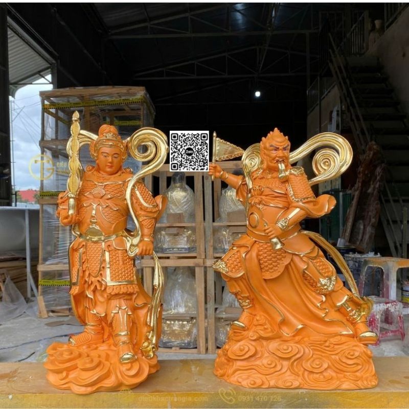 hinh-anh-tuong-2-vi-ho-phap-trong-phat-giao-50cm-5 Tượng 2 vị Hộ Pháp trong Phật giáo 50cm