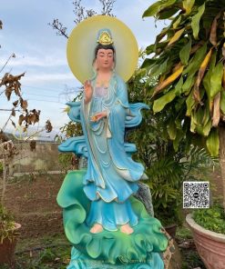 mau tuong phat quan am bang nhua composite 100cm hinh 6 1