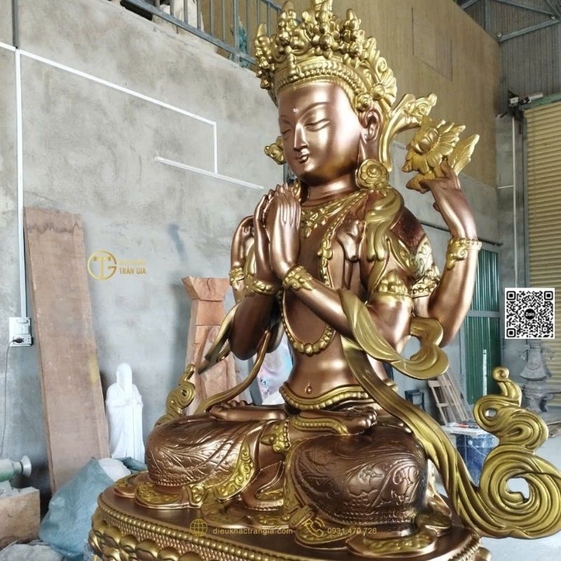 Giới thiệu Tượng Quan Âm Tứ Thủ