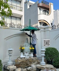 la sen nhua composite che tuong phat ngoai troi 140cm anh that 2