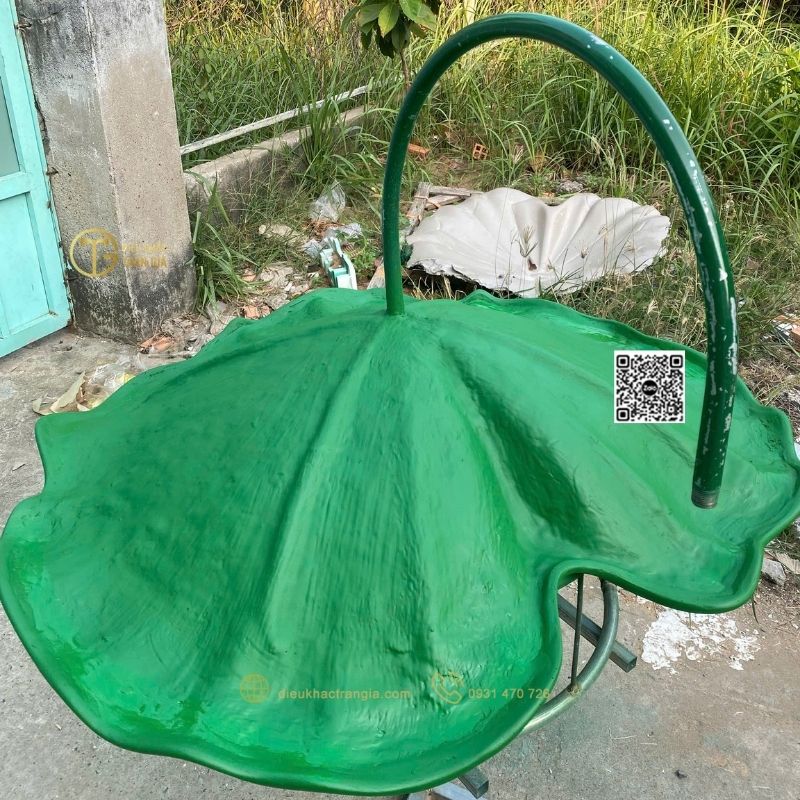 sản phẩm Lá Sen Nhựa Composite Cốt Thép 100cm