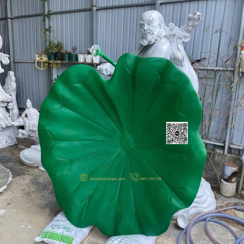 sản phẩm Lá Sen Nhựa Composite Cốt Thép 100cm