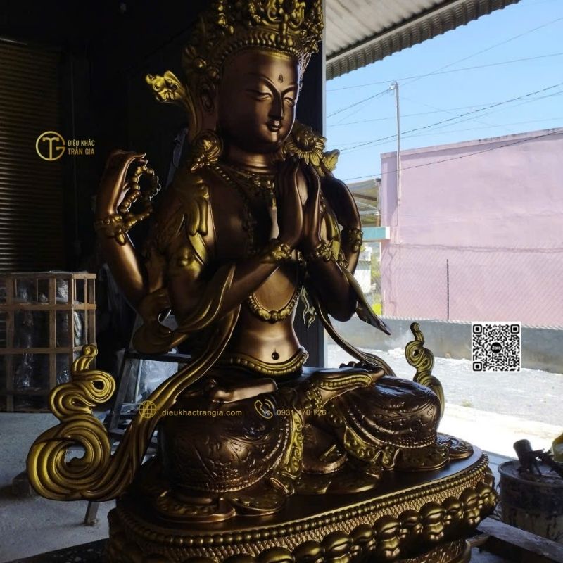Ý nghĩa của việc thờ Tượng Quan Âm Tứ Thủ
