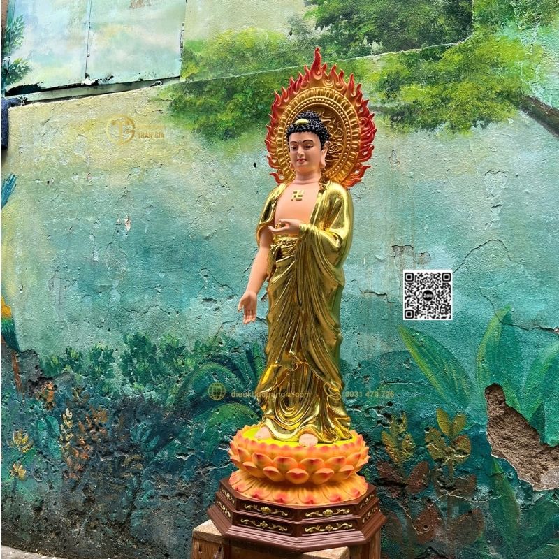 anh-tuong-phat-adida-tiep-dan-101cm Tượng Phật Adida Tiếp Dẫn 101cm