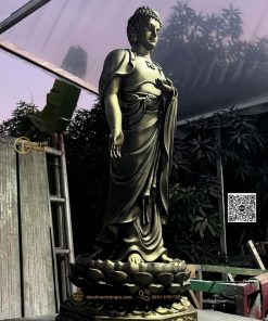 cach thinh tuong phat adida dung dai sen 90cm son gia dong