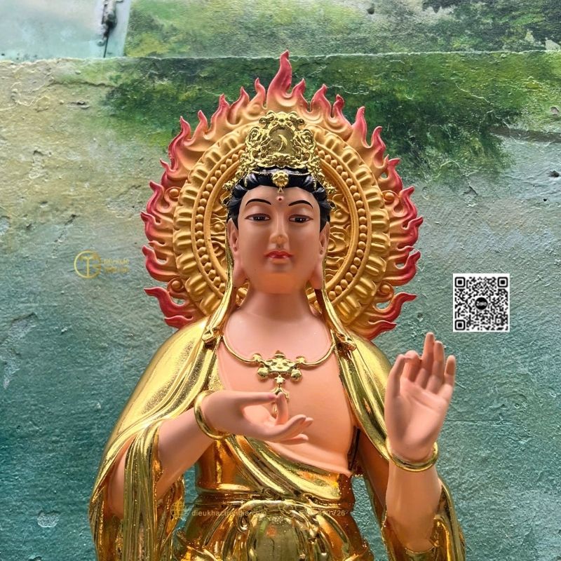 Tượng Nguyệt Quang Biến Chiếu Bồ Tát 101cm