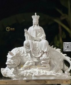 Tượng Địa Tạng Ngồi Đề Thính Nhựa Composite 50cm