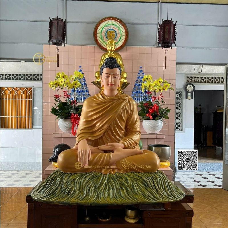 gioi-thieu-tuong-bon-su-an-dia-xuc-120-nhu-vang Tượng Bổn Sư Ấn Địa Xúc 120 Nhũ Vàng