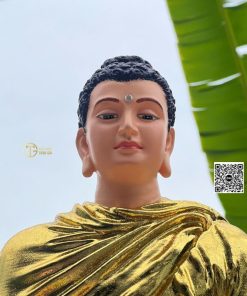 gioi thieu tuong phat bon su an dia xuc ngoi dai sen 50cm