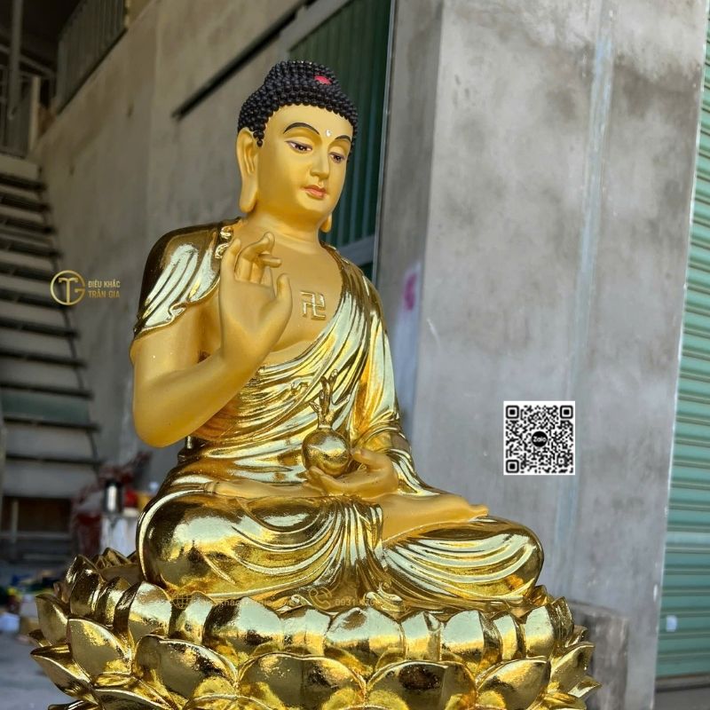 Tượng Phật Dược Sư Nhựa Composite 50cm