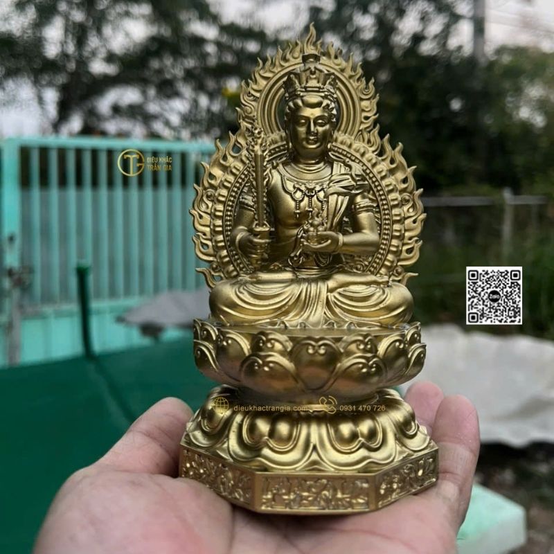 Tượng Phật Hư Không Tạng Bồ Tát Để Xe Hơi