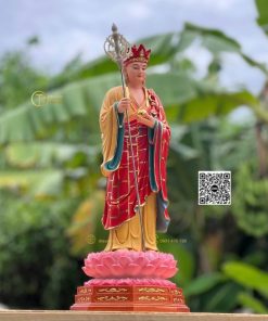 Tượng Địa Tạng Đứng Đài Sen 45cm