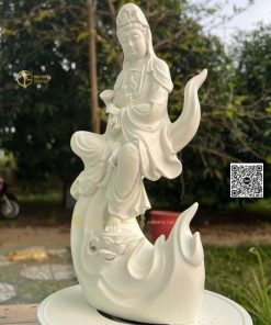 Tượng Phật Quan Âm Tự Tại Nhựa Composite